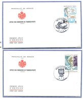 Delcampe - FDC Monaco N° 1777 - Fondation "Prince Pierre De Monaco"  1778 - Festival D' Art Contemporain - FDC