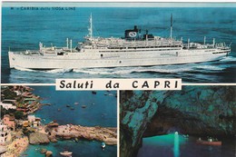 E192 SALUTI DA CAPRI - M N CARIBIA DELLA SIOSA LINE - Carpi