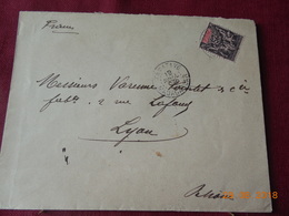 Lettre De 1898 De Madagascar Au Depart De Tamatave A Destination De Lyon - Storia Postale