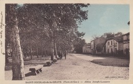 Saint-Nicolas-de-la-Grave.  Allées Joseph-Lasserre - Saint Nicolas De La Grave