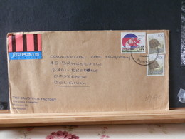 78/672     LETTER TO BELG. - Covers & Documents