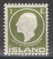 Islande - YT 62 * - 1911 - Neufs