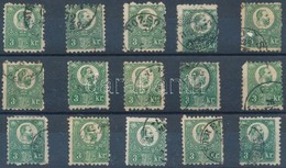 O 1871 Réznyomat 15 X 3kr Vegyes Minőség (~85.000) - Altri & Non Classificati