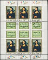 ** 1974 Mona Lisa Teljes ív (13.000) - Altri & Non Classificati