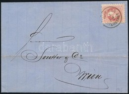 1869 5kr Levélen 'ESSEGG UNTERSTADT' - Wien - Sonstige & Ohne Zuordnung