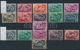 ** 1950-1951 Ötéves Terv I. és II. Darabok, 17 Bélyeg (13.330.-) - Altri & Non Classificati