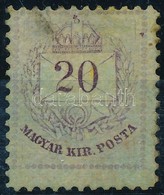 * 1874 20kr Lilás, Hibákkal - Altri & Non Classificati