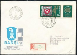 1974 Internaba Vágott Bélyeg Ajánlott FDC Svájcba - Altri & Non Classificati