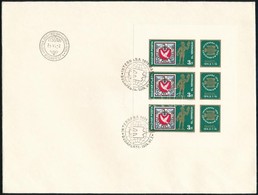 1974 Internaba Fogazott + Vágott Kisívek 2 Db Nagyalakú FDC-n, Különösen A Vágott Nagyon Ritka! (5.400+++) - Autres & Non Classés