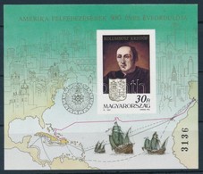 ** 1991 Amerika Felfedezésének 500. évfordulója Vágott Blokk (12.000) - Sonstige & Ohne Zuordnung