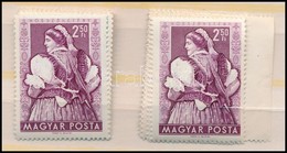 ** 1953 Népviselet 2 Db Sor (11.000) - Altri & Non Classificati