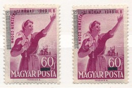 ** 1952 MABÉOSZ 2 Db Bélyeg (16.000) - Altri & Non Classificati