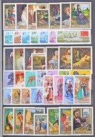 ** Kb 60 Sor, 5 Blokk A 60-70-es évekből 16 Vastag Fekete Lapos Philux A/4 Berakóban - Used Stamps