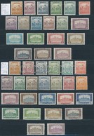 ** * 1916-1924 Arató, Parlament, Köztársaság, Nemzeti Hadsereg Bevonulása 11 Db Teljes Sor, Benne Nyomási és Fogazási El - Used Stamps