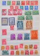 ** Tétel 1928-1972 8 Lapos Berakóban + 100 Db Vegyes Bélyeg Borítékban 1945-1970 - Used Stamps
