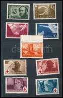 ** 1940-1944 27 Db Sor + 5 Db Szent Margit Négyestömb 6 Lapos Kis Berakóban - Gebruikt