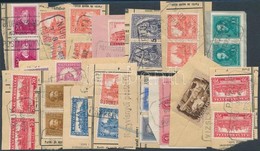 1928-1952 16 Db Levéldarab Különböző Postaügynökségi Bélyegzésekkel - Used Stamps