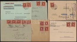 11 Db Küldemény 1946 Forint-fillér Bélyegekkel Bérmentesítve - Gebruikt