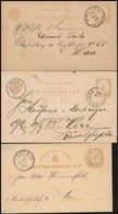 10 Db Díjjegyes Levelezőlap Az 1880-as évekből - Gebruikt