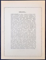 Kiállítási Anyag: 1960-1961 Várak (I.)-(II.) 36 Lapon, Benne 23 CM - Gebraucht