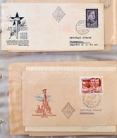 1950-1964 Tartalmas FDC Gyűjtemény Levélberakóban - Altri & Non Classificati