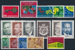 ** Liechtenstein 1968-1969 4 Db Klf Sor + 4 Bélyeg - Altri & Non Classificati