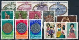 ** Liechtenstein 1977 4 Db Klf Sor + 1 Bélyeg - Andere & Zonder Classificatie