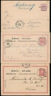 Deutsches Reich 1888-1895 3 Db Díjjegyes Levelezőlap Belgiumba - Sonstige & Ohne Zuordnung