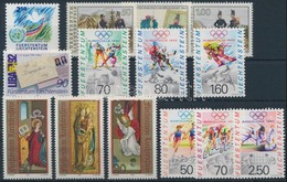 ** 1991-1992 Liechtenstein 5 Db Klf Sor + 2 Bélyeg - Andere & Zonder Classificatie