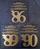 3 Klf üres Bélyegkincstár 1986 + 1989 + 1990 Mindegyik Fekete Színben - Other & Unclassified