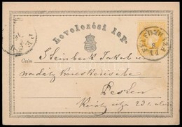 1870 Díjjegyes Levelezőlap 'FÉLEGYHÁZA' - Autres & Non Classés