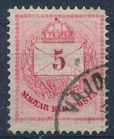 O 1874 5kr Gyöngyjavítással (ex Lovász) - Other & Unclassified