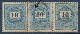 O 1889 10kr Hármascsík 'fáklya' Tévnyomattal - Andere & Zonder Classificatie