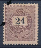 * 1898 24kr Kitöréssel, Gyöngy Után Metszéssel - Autres & Non Classés