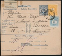 1890 Szállítólevél 18kr Bérmentesítéssel 'TEMESVÁR' - 'RESICZA' - Other & Unclassified