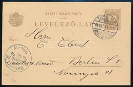 1896 Díjjegyes 2kr Milleniumi Levelezőlap - Budapesti Színházak - Other & Unclassified