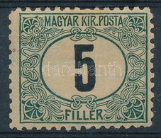 * 1903 Zöldportó 5f 11 1/2-es Fogazás (5.000) - Andere & Zonder Classificatie