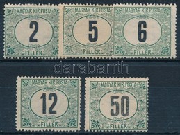 * 1906 Zöldportó 2, 5, 6, 12, 50f (5.000) - Sonstige & Ohne Zuordnung