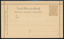 1901 Használatlan 6H A Monarchia Katonai Postája Zárt Levelezőlap, Halvány-barna Szürke Színben - Other & Unclassified