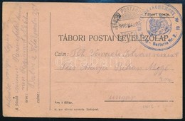 1916 Tábori Posta Levelezőlap 'TP 25' + 'K.u.K. FELDKANONENRGT Nr. 61' - Andere & Zonder Classificatie