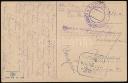 1918 Tábori Posta Képeslap 'EP SCUTARI (SCHKODRA) A' + BERKESD Postaügynökségi Bélyegzéssel - Altri & Non Classificati