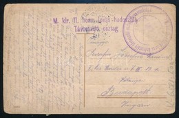1915 Tábori Posta Levelezőlap ,,M. Kir. 11.  Honv. Lovas Hadosztály Távbeszélő Osztag' - Altri & Non Classificati