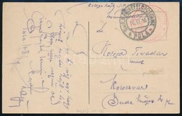 1916 Tábori Posta Levelezőlap 'K.u.K. KRIEGSMARINE / S.M.S. ALPHA' - Sonstige & Ohne Zuordnung