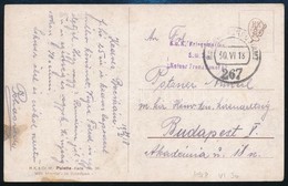 1918 Tábori Posta Képeslap 'K.u.K. Kriegsmarine / S.M.S. Kaiser Franz Josef' - Other & Unclassified