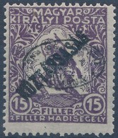 * Debrecen I. 1919 Hadisegély/Köztársaság III. 15f Garancia Nélkül (**25.000) - Autres & Non Classés