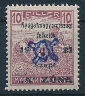 ** Nyugat-Magyarország II. 1921 Arató 10f Garancia Nélkül (20.000) - Andere & Zonder Classificatie