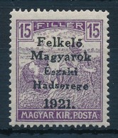 * Nyugat-Magyarország V. 1921 Arató 15f Garancia Nélkül (12.500) - Andere & Zonder Classificatie