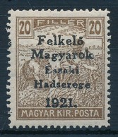 * Nyugat-Magyarország V. 1921 Arató 20f Garancia Nélkül (12.500) - Andere & Zonder Classificatie