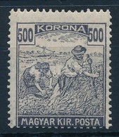 ** 1924 Arató 500 K Elfogazva, Keretbe Tolódott értékszámok - Andere & Zonder Classificatie