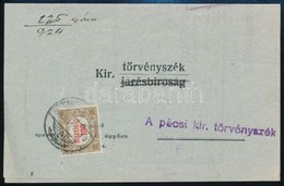 1924 Kézbesítési Bizonyítvány Hivatalos 100K Bérmentesítéssel - Sonstige & Ohne Zuordnung